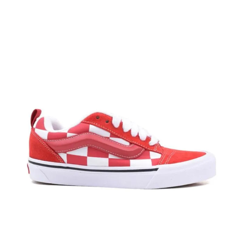 VANS KNU SKOOL LOW-TOP 'MEGA CHECK RED'