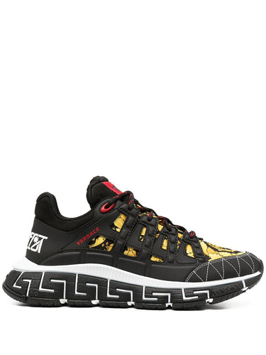 Versace Trigreca baroque-print sneakers