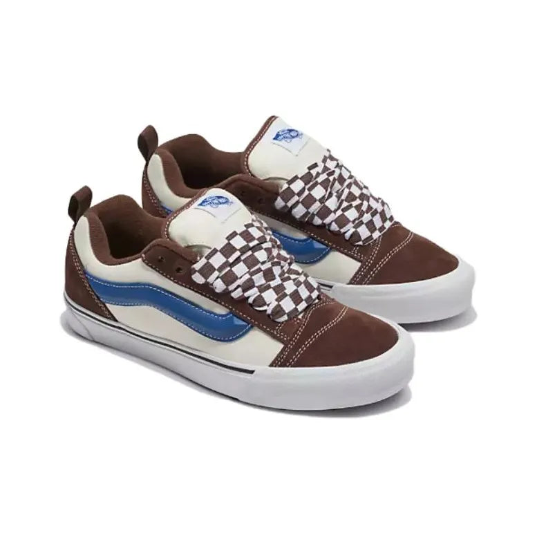 VANS KNU SKOOL LOW-TOP 'MEGA CHECK - POTTING SOIL'