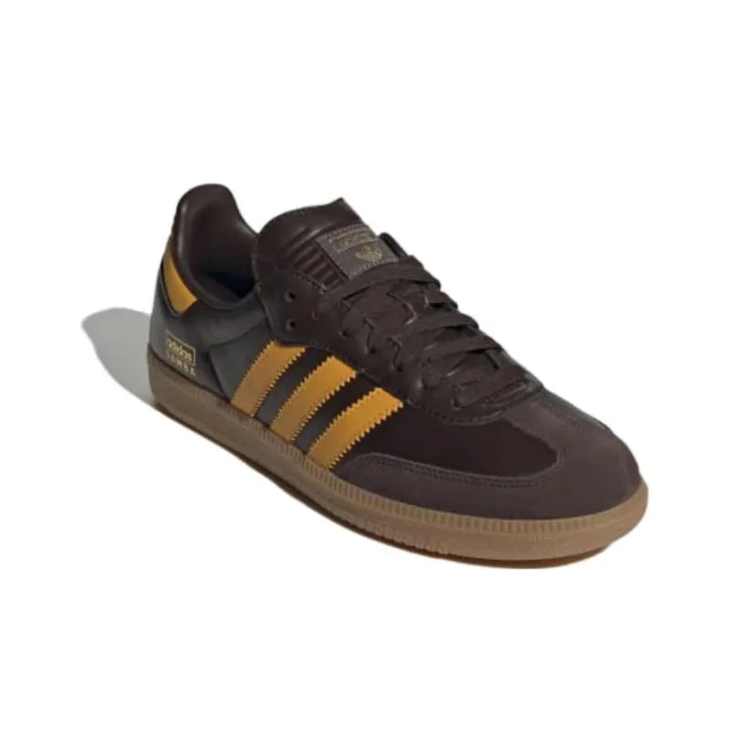 ADIDAS SAMBA OG DARK BROWN PRELOVED YELLOW