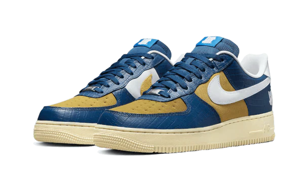 Nike Air Force 1 Low SP Undefeated 5 On It Blue Yellow Croc