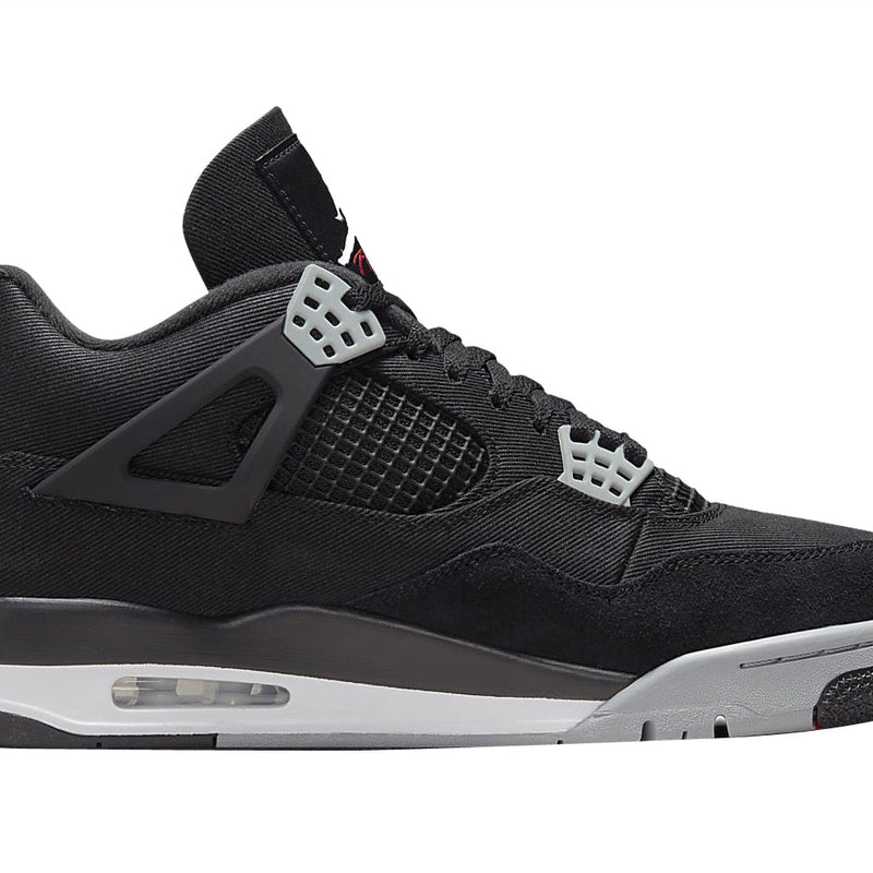 Air Jordan 4 Black Canvas