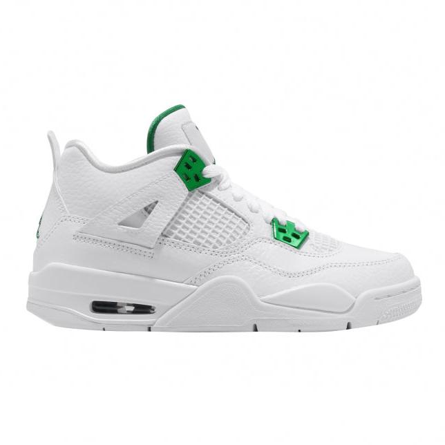 Air Jordan 4 GS Metallic Green