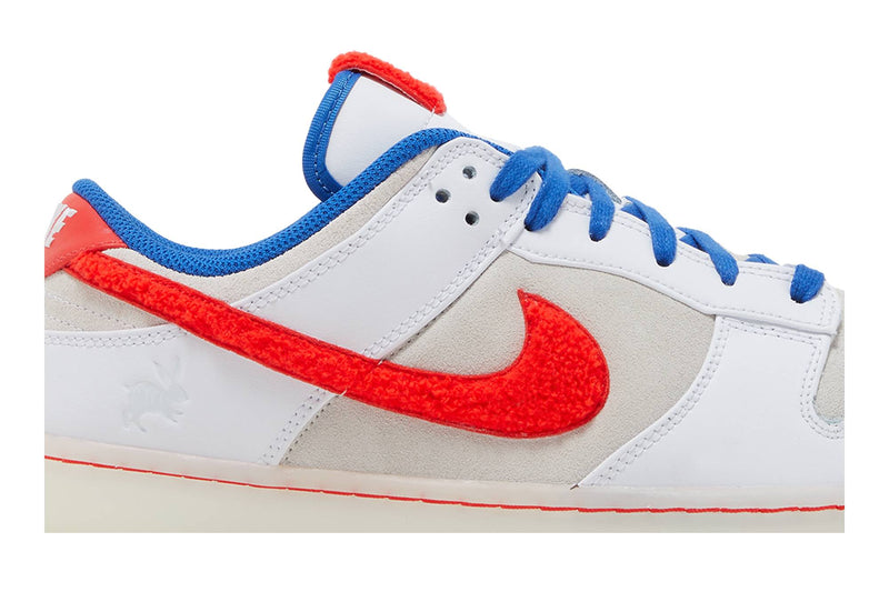 NIKE DUNK LOW  ‘WHITE/CRIMSON-VARSITY ROYAL’